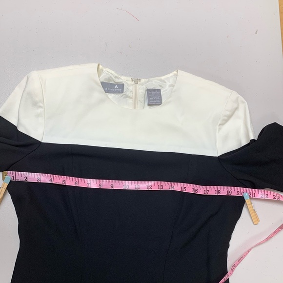 Liz Claiborne Size 14 Women’s Dress Black/IvoryNeeds drycleaning Good Condition - Picture 7 of 8
